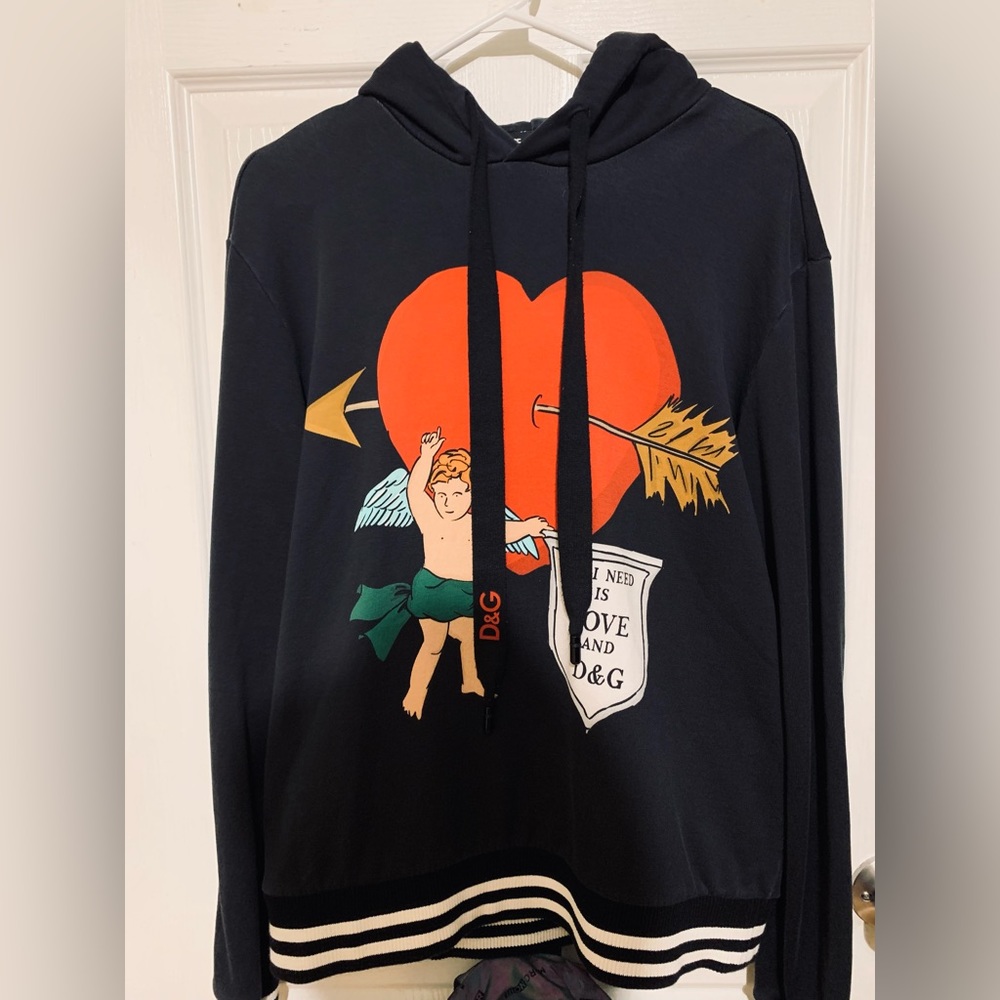 SOLD DOLCE & GABBANA DG Cupid Hoodie Love